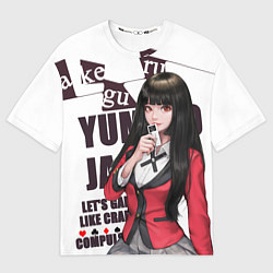 Футболка оверсайз женская Kakegurui, цвет: 3D-принт
