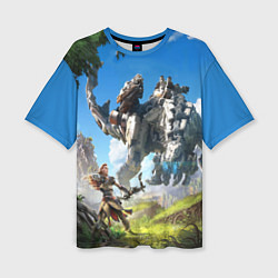 Футболка оверсайз женская HORIZON ZERO DAWN, цвет: 3D-принт