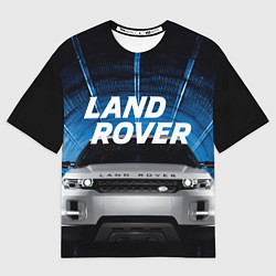 Женская футболка оверсайз LAND ROVER