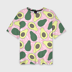 Женская футболка оверсайз Avocado