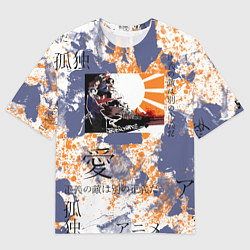 Футболка оверсайз женская Самурай Чамплу, цвет: 3D-принт
