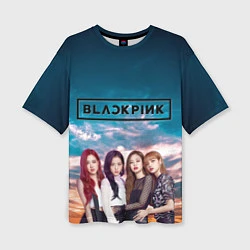 Женская футболка оверсайз BlackPink