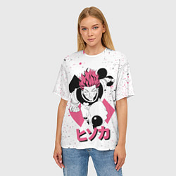 Футболка оверсайз женская Hunter x Hunter, Hisoka, цвет: 3D-принт — фото 2