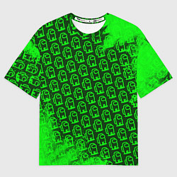 Футболка оверсайз женская AMONG US АМОНГ АС, цвет: 3D-принт