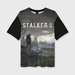 Футболка оверсайз женская STALKER 2, цвет: 3D-принт