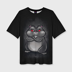 Футболка оверсайз женская HAMSTER, цвет: 3D-принт