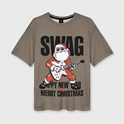 Футболка оверсайз женская SWAG, цвет: 3D-принт