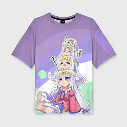 Футболка оверсайз женская Сон в замке демона, цвет: 3D-принт