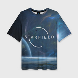 Женская футболка оверсайз Starfield