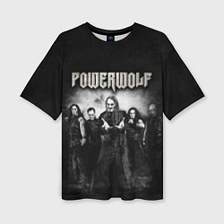 Женская футболка оверсайз Powerwolf