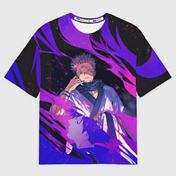 Женская футболка оверсайз Магическая битва