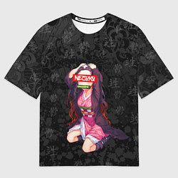 Футболка оверсайз женская НЕЗУКО, цвет: 3D-принт