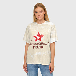 Футболка оверсайз женская Бессмертный полк, цвет: 3D-принт — фото 2