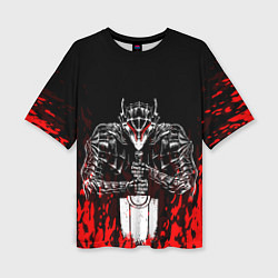 Футболка оверсайз женская BERSERK, цвет: 3D-принт