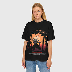 Футболка оверсайз женская Иноске Хашибира Kimetsu no Yaiba, цвет: 3D-принт — фото 2