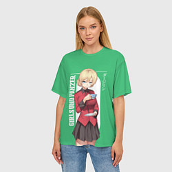 Футболка оверсайз женская Darjeeling, цвет: 3D-принт — фото 2