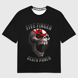 Футболка оверсайз женская Five Finger Death Punch 5FDP, цвет: 3D-принт