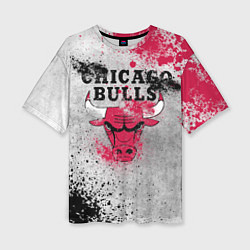 Женская футболка оверсайз CHICAGO BULLS 8