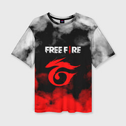 Женская футболка оверсайз Free Fire ? Фри Фаер