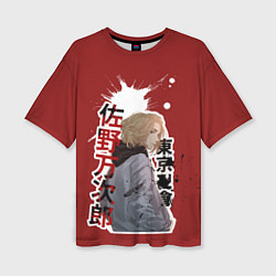 Женская футболка оверсайз Tokyo Revengers anime