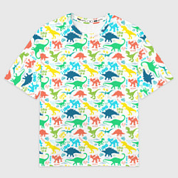 Женская футболка оверсайз DINOSAUR
