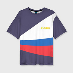 Женская футболка оверсайз Токио 2021 Форма России
