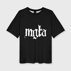 Футболка оверсайз женская Mgla, цвет: 3D-принт
