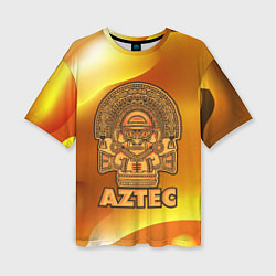 Женская футболка оверсайз Aztec Ацтеки