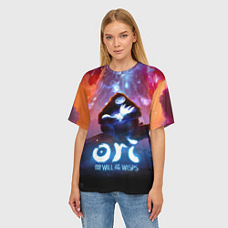 Футболка оверсайз женская Ori and the Will of the Wisps, цвет: 3D-принт — фото 2