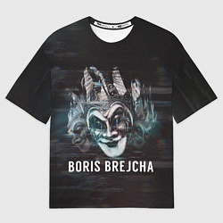 Футболка оверсайз женская Boris Brejcha Mask, цвет: 3D-принт