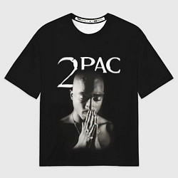 Футболка оверсайз женская TUPAC, цвет: 3D-принт