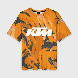 Женская футболка оверсайз KTM КТМ Z