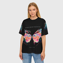 Футболка оверсайз женская Gravity - Bullet For My Valentine, цвет: 3D-принт — фото 2