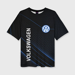 Женская футболка оверсайз Volkswagen, sport