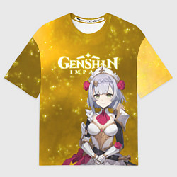 Футболка оверсайз женская НОЭЛЛЬ NOELLE ГЕО, цвет: 3D-принт