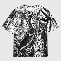 Футболка оверсайз женская Трэш, цвет: 3D-принт