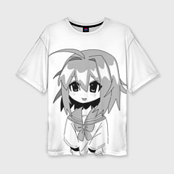 Футболка оверсайз женская Anime Tyan, цвет: 3D-принт