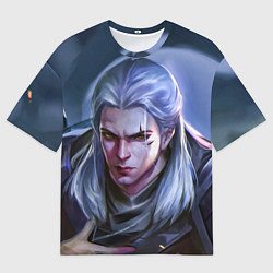 Футболка оверсайз женская ВЕДЬМА НЕТФЛИКС, цвет: 3D-принт