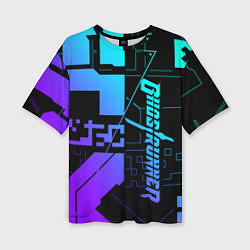 Футболка оверсайз женская Ghostrunner Neon, цвет: 3D-принт