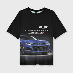 Женская футболка оверсайз Chevrolet Camaro ZL1 Motorsport