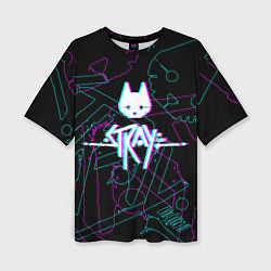 Футболка оверсайз женская Stray: Tramp, цвет: 3D-принт