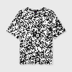 Женская футболка оверсайз Стиль QR код