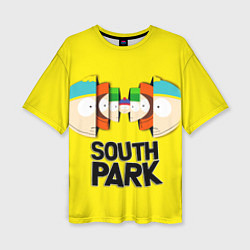 Футболка оверсайз женская South Park - Южный парк персонажи, цвет: 3D-принт