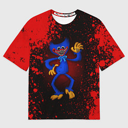 Футболка оверсайз женская ПОППИ ПЛЕЙТАЙМ HAGGY WAGGY, цвет: 3D-принт