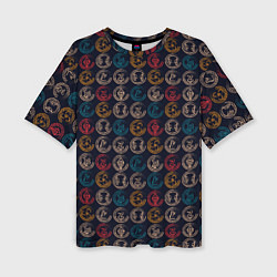 Женская футболка оверсайз Виртуальная Валюта