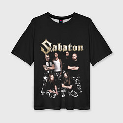 Футболка оверсайз женская SABATON САБАТОН, цвет: 3D-принт