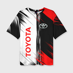 Футболка оверсайз женская Toyota Sport Auto, цвет: 3D-принт