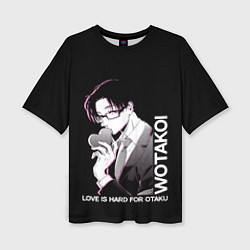 Футболка оверсайз женская Хиротака, цвет: 3D-принт