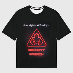 Футболка оверсайз женская Five Nights at Freddys: Security Breach logo, цвет: 3D-принт