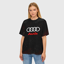 Футболка оверсайз женская Audi спорт, цвет: 3D-принт — фото 2